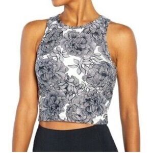 Balance Collection Floral Print Women's Top Activewear Size S